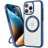 Husa pentru iPhone 16 Pro Max, Torras Ostand R Fusion MagSafe Series, albastru