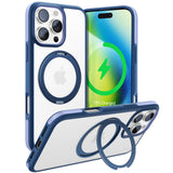Husa pentru iPhone 16 Pro Max, Torras Ostand R Fusion MagSafe Series, albastru