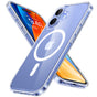 Husa pentru iPhone 16, Torras Diamond MagSafe Series, transparenta