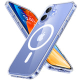 Husa pentru iPhone 16 Plus, Torras Diamond MagSafe Series, transparenta