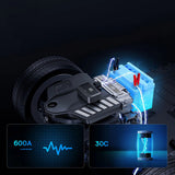 Baseus Car Jump Starter Super Energy (C00245902111-00), Baterie Externa, 6000mAh, Compressor, Flashlight, USB-C, 600A