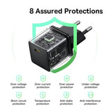 Incarcator retea Baseus Palm (P10111602113-01), Type-C Cable Included, Incarcare rapidar, USB-C, PD 20W, 5V/3.0A, 1m, negru