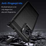Husa pentru Motorola Edge 30 Ultra, Techsuit Carbon Silicone, albastru
