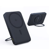 Baterie Externa Baseus Picogo (P10076802123-00), Type-C, Qi2, Incarcare Rapida, 20W, 5000mAh, Rotable Stand