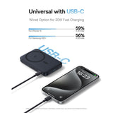 Baterie Externa Baseus Picogo (P10076802123-00), Type-C, Qi2, Incarcare Rapida, 20W, 5000mAh, Rotable Stand