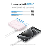 Baterie Externa Baseus Picogo (P10076800413-00), Type-C, Qi2, Incarcare Rapida, 20W, 5000mAh, Rotable Stand