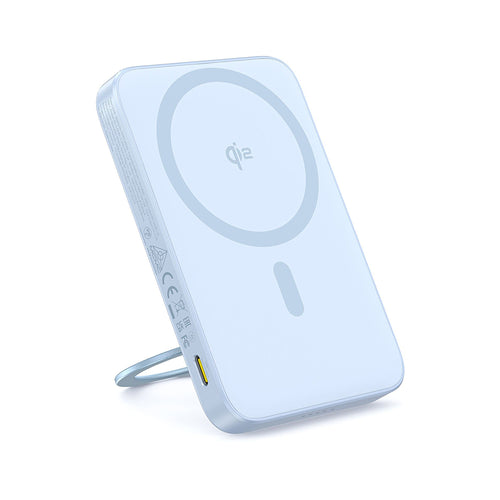 Baterie Externa Baseus Picogo (P10076800313-00), Type-C, Qi2, Incarcare Rapida, 20W, 5000mAh, Rotable Stand