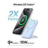 Baterie Externa Baseus Picogo (P10076800313-00), Type-C, Qi2, Incarcare Rapida, 20W, 5000mAh, Rotable Stand