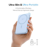 Baterie Externa Baseus Picogo (P10076800313-00), Type-C, Qi2, Incarcare Rapida, 20W, 5000mAh, Rotable Stand