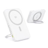 Baterie Externa Baseus Picogo (P10076800213-01), Type-C, Qi2, Incarcare Rapida, 20W, 5000mAh, Rotable Stand