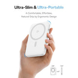 Baterie Externa Baseus Picogo (P10076800213-01), Type-C, Qi2, Incarcare Rapida, 20W, 5000mAh, Rotable Stand