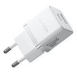 Incarcator retea Baseus Palm Series (CCZC20UE), 2in1 Incarcare rapidar, USB, Type-C, 20W, 5V/3A, alb
