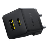 Incarcator retea Baseus Palm (P1011160A113-00), Incarcare rapida, 2in1, USB, Type-C, 30W, negru