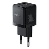 Incarcator retea Baseus Palm (P1011160A113-00), Incarcare rapida, 2in1, USB, Type-C, 30W, negru