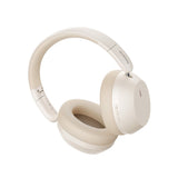 Casti wireless Baseus Bas 35 Max (A00070800221-00), On-ear, Bluetooth 5.3, Sunet Isolation, Pliabil, alb