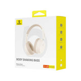 Casti wireless Baseus Bas 35 Max (A00070800221-00), On-ear, Bluetooth 5.3, Sunet Isolation, Pliabil, alb