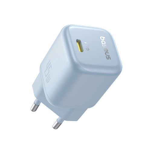 Incarcator retea Baseus PicoGo (P10176800313-00), GaN, Incarcare rapida, 45W, USB-C, bleu