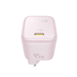 Incarcator retea Baseus PicoGo (P10176800413-00), GaN, Incarcare rapida, 45W, USB-C, roz