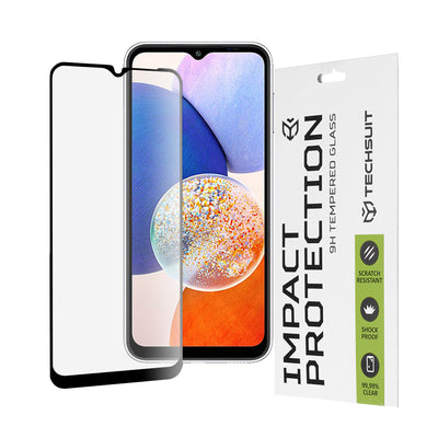 Folie de protectie pentru Samsung Galaxy A14 5G, Techsuit 111D Full Cover / Full Glue Glass