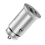 Incarcator auto Baseus Circular Metal (Ccall-BS0S), Type-C, USB, PPS 30W, Multi Protocol, argintiu