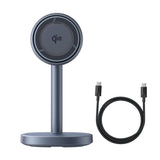 Incarcator wireless Baseus Magnetic Orbit 2 Pro (P10273500813-00), Cooling Incarcare rapidar pentru Phone, Earbuds, 20W, gri