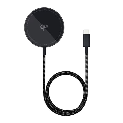 Incarcator wireless Baseus Magnetic Simple Mini4 Air (P10278200111-00), Incarcare rapida, Cable Type-C, Qi2, 15W, negru