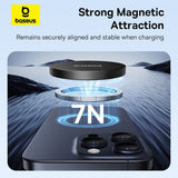 Incarcator wireless Baseus Magnetic Simple Mini4 Air (P10278200111-00), Incarcare rapida, Cable Type-C, Qi2, 15W, negru