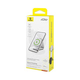 Suport auto Baseus cu Wireless Charging PrimeTrip C02 (C40169003211-00), Prindere magnetica pentru Bord, 15W, alb