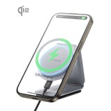 Suport auto Baseus cu Wireless Charging PrimeTrip C02 (C40169003831-00), Prindere magnetica pentru Bord, 15W, gri