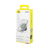 Suport auto Baseus cu Wireless Charging PrimeTrip C02 (C40169003831-00), Prindere magnetica pentru Bord, 15W, gri