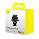 Suport auto Baseus UltraControl Pro Series (C40351600113-00), Auto Clamping, pentru Bord/Grila ventilatie, negru