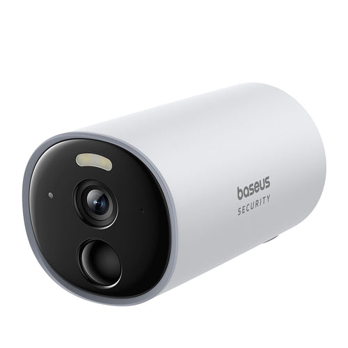 Camera de supraveghere Baseus Outdoor Camera Security B1 (S0SV002130), 2K, 8GB, Two-way Talk, Night Vision, IP67, 7.800mAh, alb