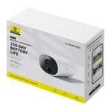 Camera de supraveghere Baseus Outdoor Camera Security B1 (S0SV002130), 2K, 8GB, Two-way Talk, Night Vision, IP67, 7.800mAh, alb