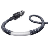 Cablu Baseus de date Display 2 (P10382700121-00), USB to Lightning, Incarcare rapida, Afisaj digital, 2.4A, 1m, negru