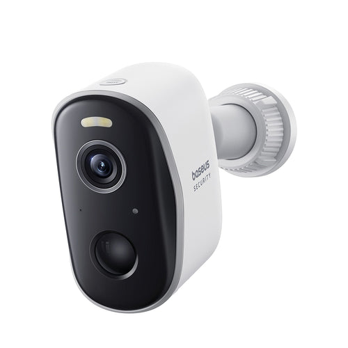 Camera de supraveghere Baseus Outdoor Camera Security N1 (S0ST002130), 2K, Two-way Talk, Color Night Vision, IP67, 7.800mAh, alb