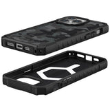 Husa pentru iPhone 15 Pro, UAG Pathfinder SE MagSafe, camo black