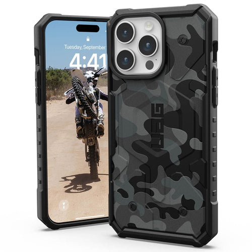 Husa pentru iPhone 15 Pro, UAG Pathfinder SE MagSafe, camo black