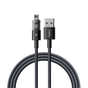 Cablu Baseus de date Display 2 (P10382700121-01), USB to Lightning, Incarcare rapida, Afisaj digital, 2.4A, 2m, negru
