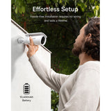 Camera de supraveghere Baseus Outdoor Camera Security S1 (S0SW002130), cu Solar Panel, 2K, 8GB, Two-way Audio, Vedere nocturna, 10.400mAh, alb