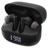Casti wireless Acefast (W1), Type-C, TWS, Bluetooth 5.4, Call Reducere zgomot, IPX4, LED Afisaj digital, negru