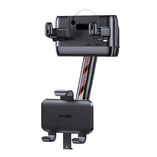 Suport auto Yesido Suport auto (C265), Reglabil Multi-Angle, 360A° Rotatie, Spring Clip, pentru Rearview Mirror, negru