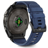 Curea pentru Garmin Fenix 5/6/6 Pro, Techsuit Watchband QuickFit 22mm (W070), bleumarin