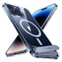 Husa pentru iPhone 15 Pro Max, Torras Pstand MagSafe, transparenta