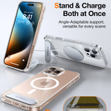Husa pentru iPhone 16 Pro Max, Torras Pstand MagSafe, transparenta
