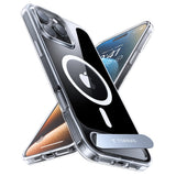 Husa pentru iPhone 16 Pro, Torras Pstand MagSafe, transparenta