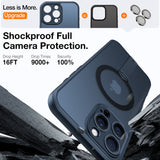 Husa pentru iPhone 16 Pro Max, Torras Pstand Spin MagSafe, negru