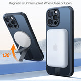 Husa pentru iPhone 16 Pro, Torras Pstand Spin MagSafe, negru