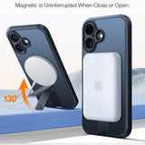 Husa pentru iPhone 16 Plus, Torras Pstand Spin MagSafe, negru