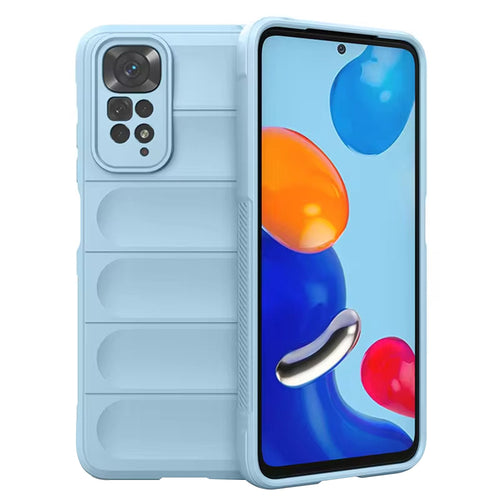 Husa pentru Xiaomi Redmi Note 11, Techsuit Magic Shield, bleu