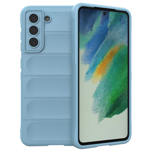 Husa pentru Samsung Galaxy S21 FE 5G, Techsuit Magic Shield, bleu